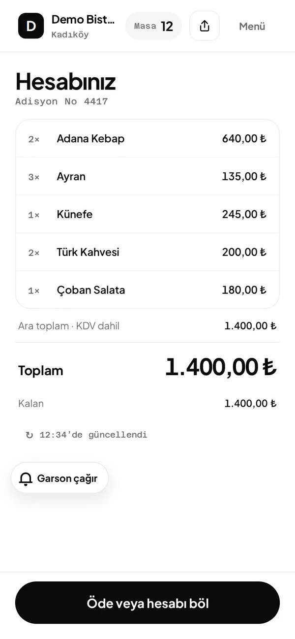 İki telefondan aynı anda ödeyin